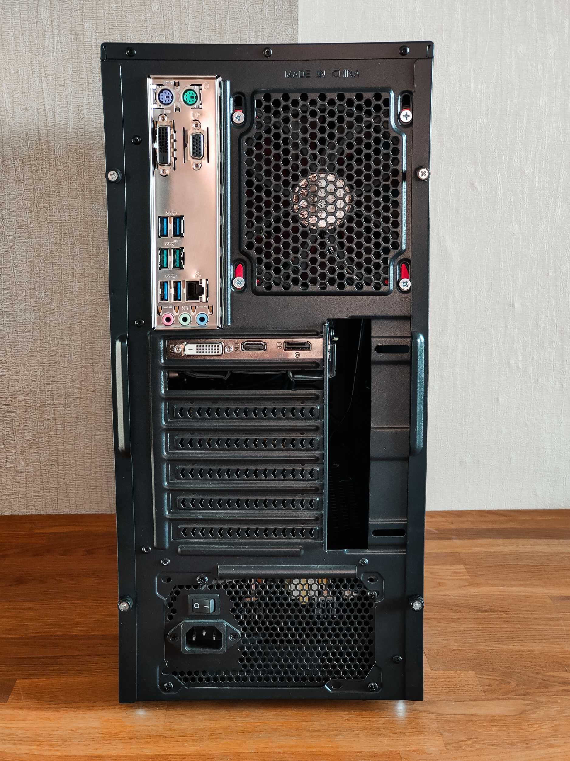 Ігровий ПК - Ryzen 5 2600 / B450-M / DDR4 32Gb, RX550 4Gb, NVMe SSD M2