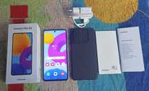 Samsung Galaxy M52 5G 128GB stan idealny z całym zestawem