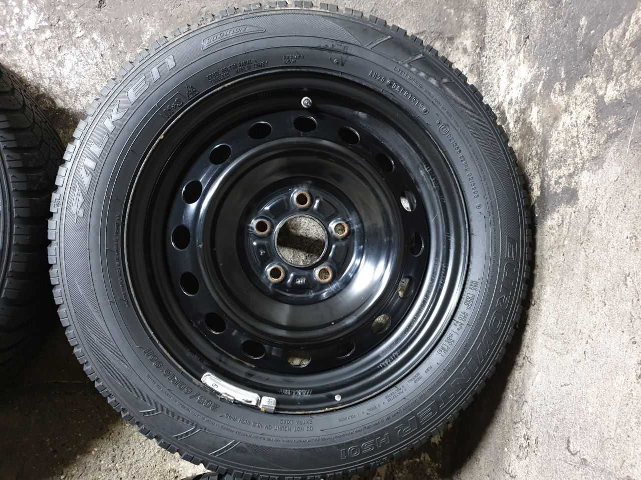 Felgi Stal Hyundai Kia R16 5x114,3 opony zimowe 205/60R16 6,2mm 2019r