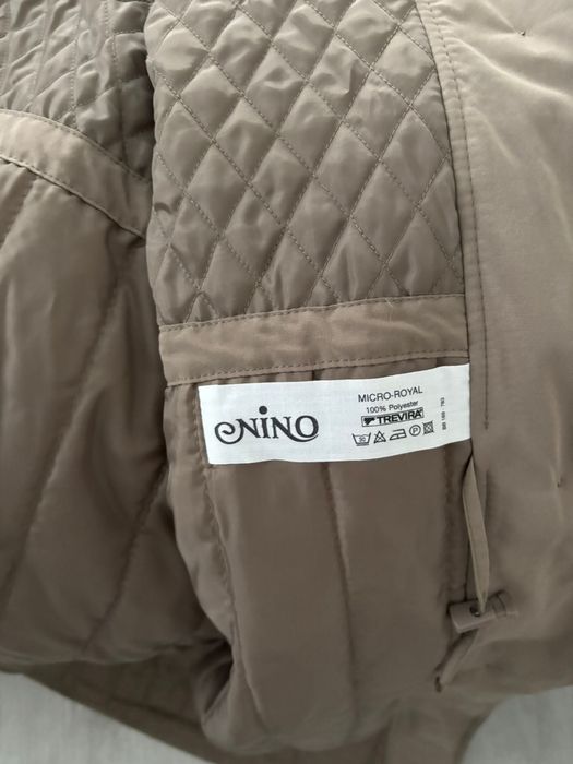 Damski zimowy płaszcz z kapturem NINO rozmiar 48