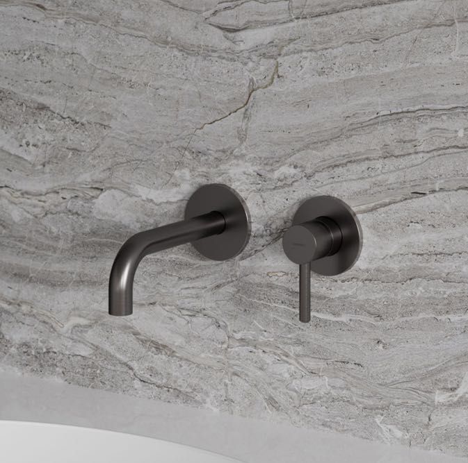 Omnires Y Bateria umywalkowa podtynkowa 18,5 cm grafit Y1215HGR NOWA