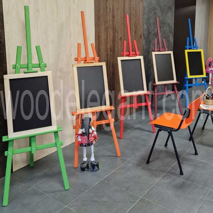 Мольберт з твердої породи деревини Ліра 178см малювання тринога