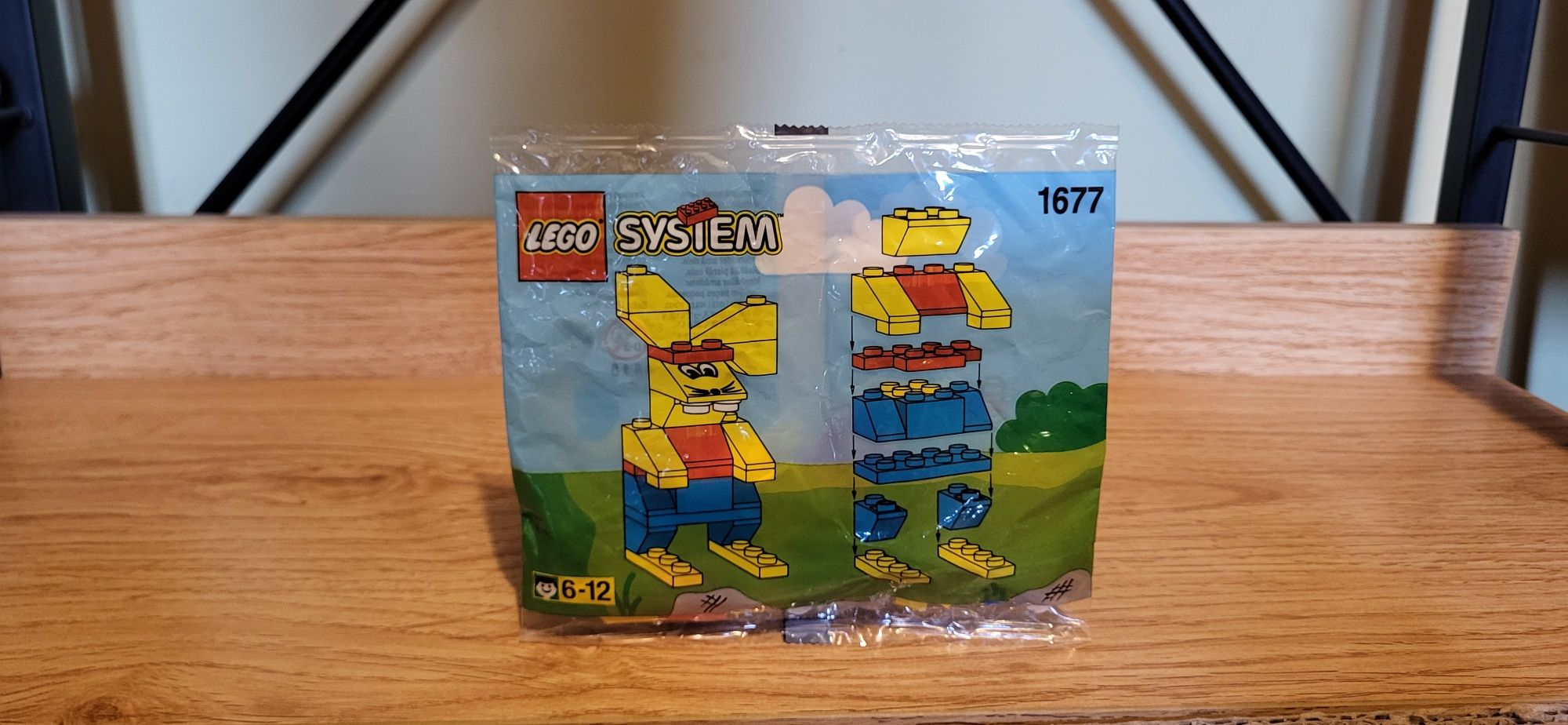 Lego 1677 Wielkanoc Zajączek saszetka klocki unikat 1990 r.