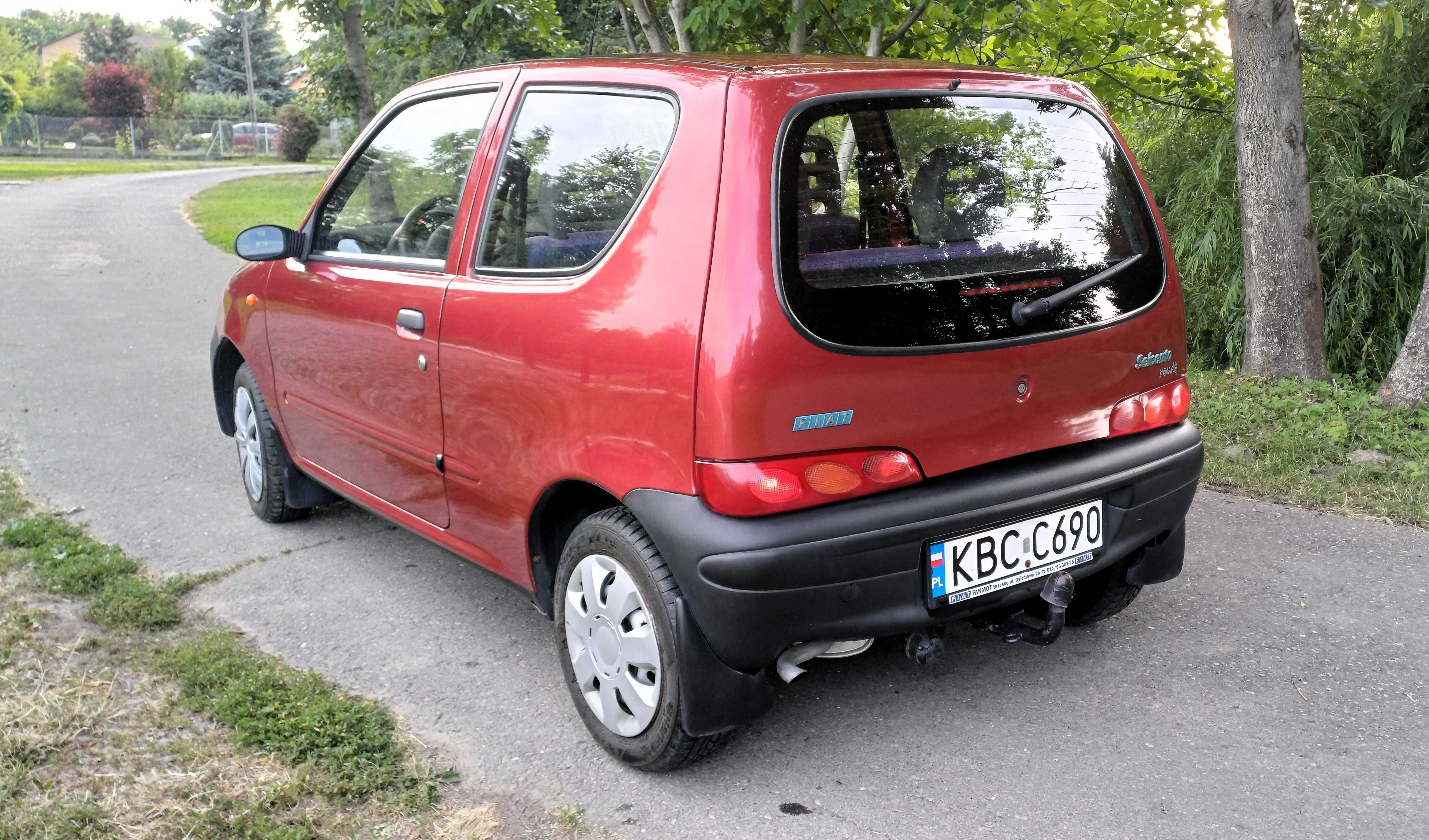 Fiat seicento 900 , 2000r, od pierwszego właściciela, 107 tys