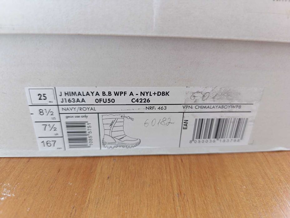 Зимові чоботи Geox Himalaya з Amphibiox 25р