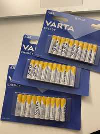 3 упаковки “Батарейки Varta Energy AAA BLI 10 Alkaline 10шт“