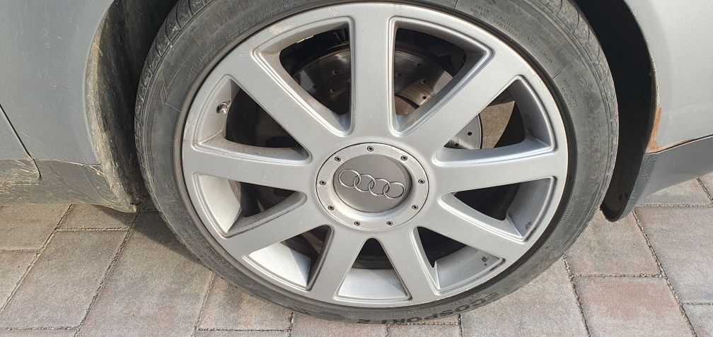 18" Audi s-line 5x112 koła et43 opony do wymiany