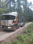 Scania R 144 6x4  HDS DO DREWNA