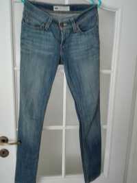 Spodnie jeansy levis rurki m