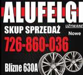 Felgi aluminiowe SKUP SPRZEDAŻ Zamiana
