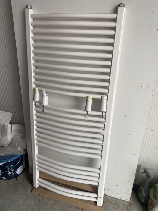 Kaloryfer drabinkowy 120 x 50 cm biały