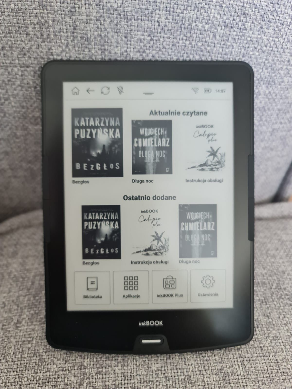 Czytnik inkBOOK Calypso Plus czarny czytnik ebook