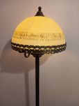 Lampa stojąca retro mosiądz