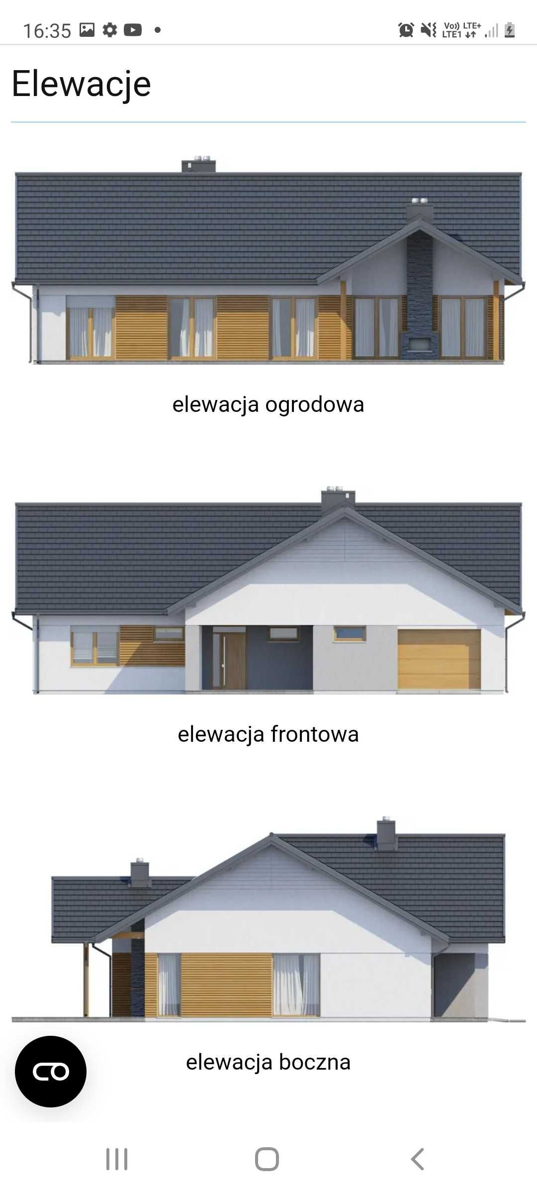 Projekt domu dom w Kamasjach