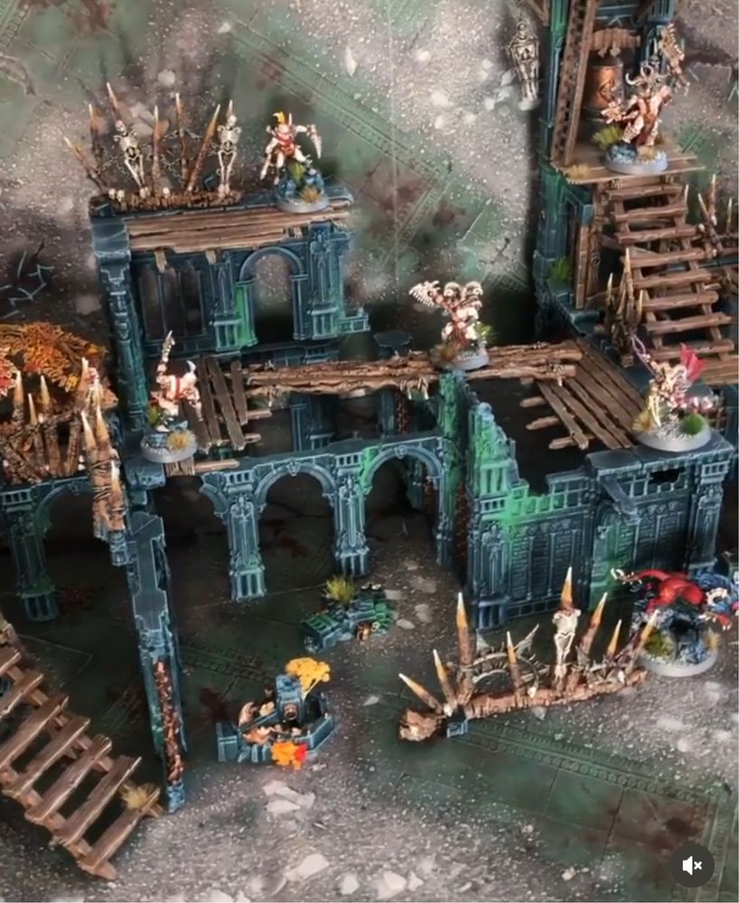Warhammer - Warcry - ruiny, tereny, makiety