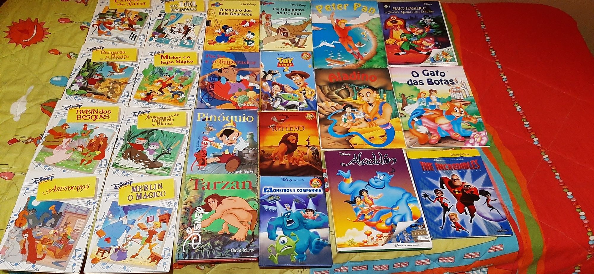 22 livros da disney