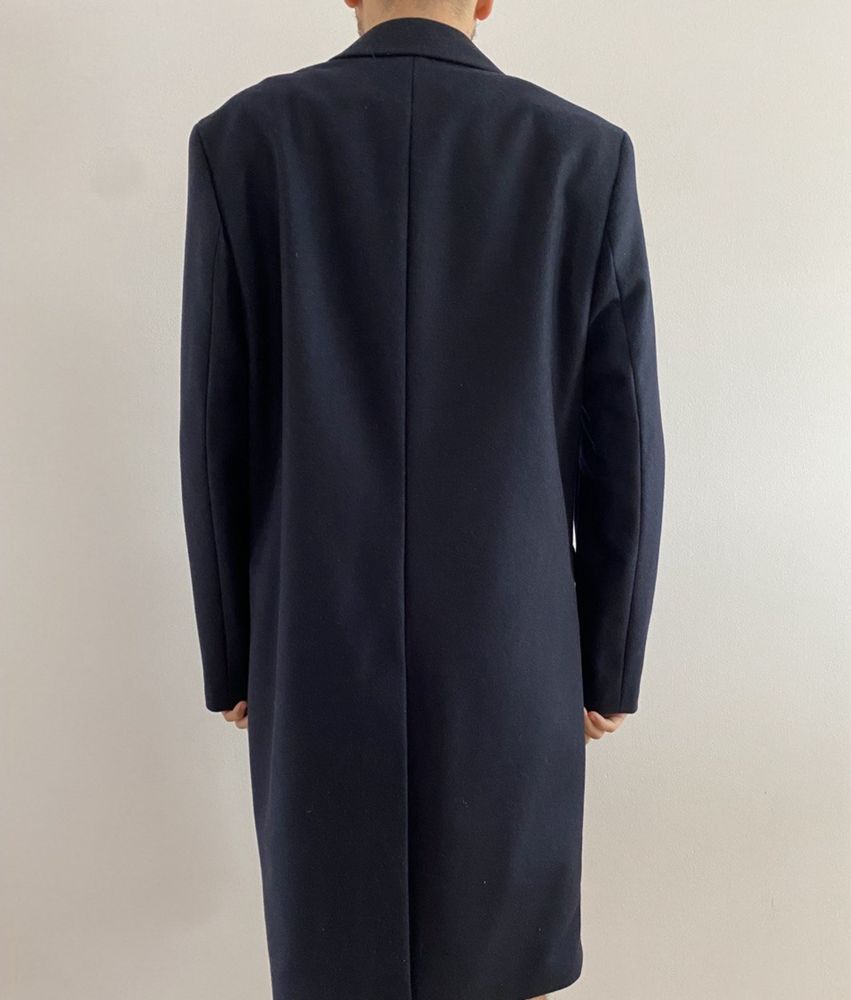 Długi płaszcz Zara 80% wełna rozmiar M MEX 40
