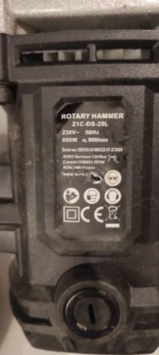 Młotowiertarka - młot udarowo-obrotowy SDS+ 800 W, 900obr/min.