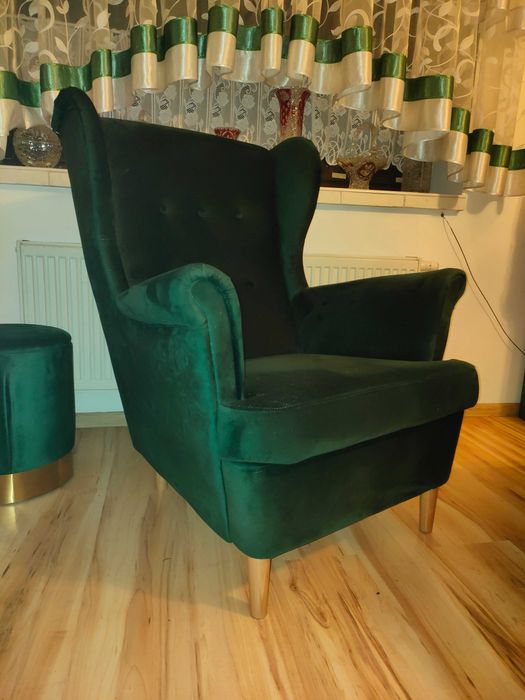 Wypoczynek narożnik, fotel i pufy