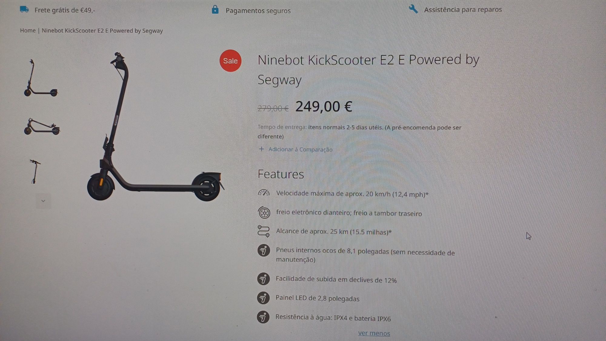 Segway Ninebot KickScooter E2 E