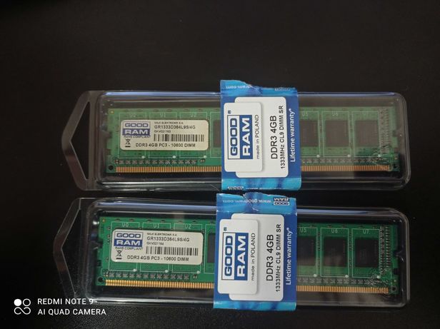 Pamięć Good Ram DDR3 4GB 1333 MHz CL9