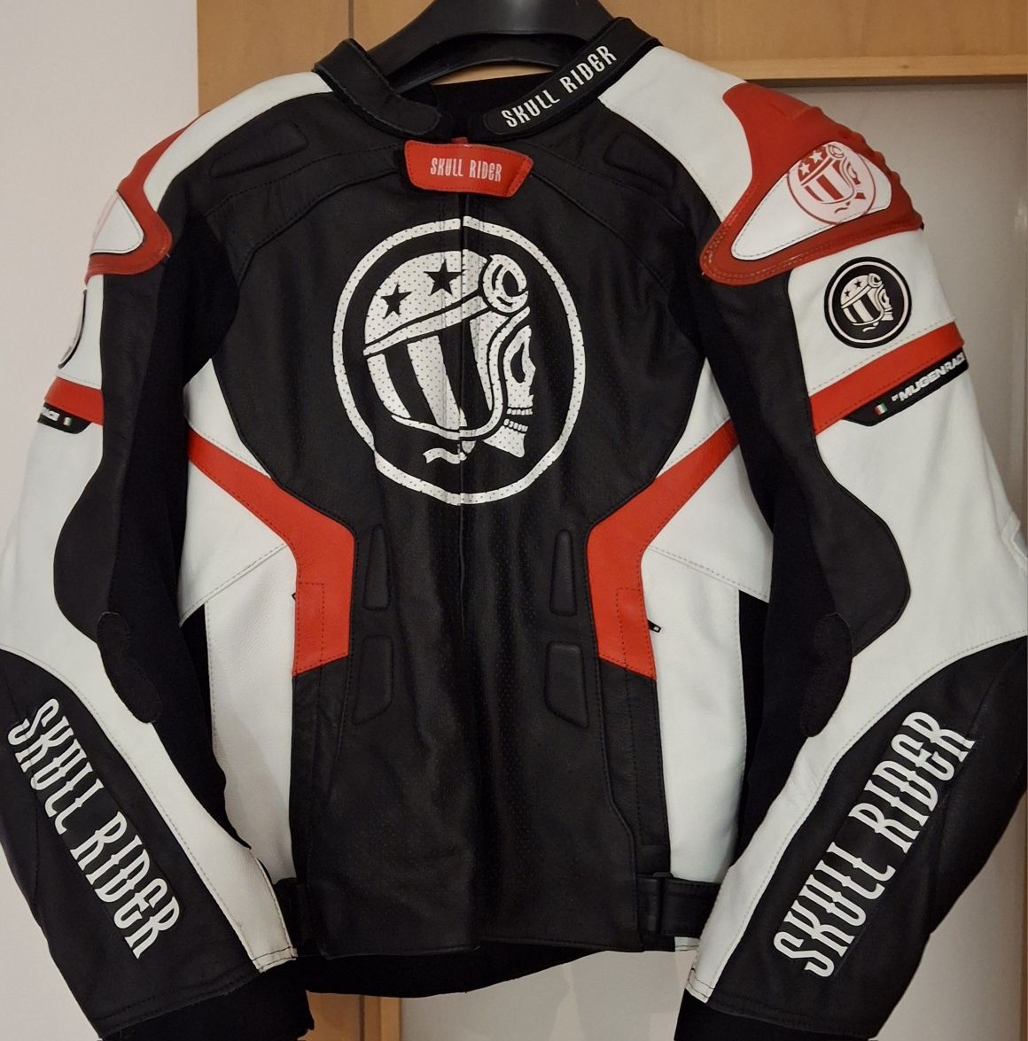 Casaco de moto  pele