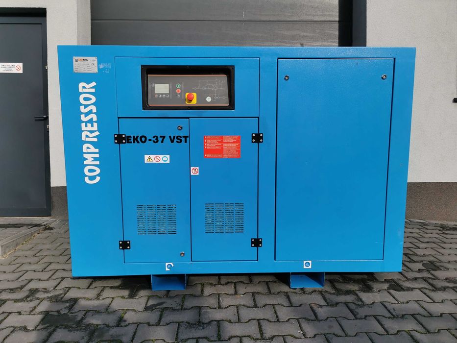 5,4m3  37kw +FALOWNIK sprężarka śrubowa EKOMAK kompresor śrubowy 10bar