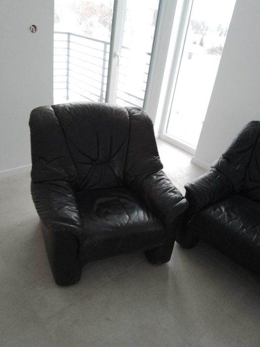 Komplet skórzany 3, 2, 1,