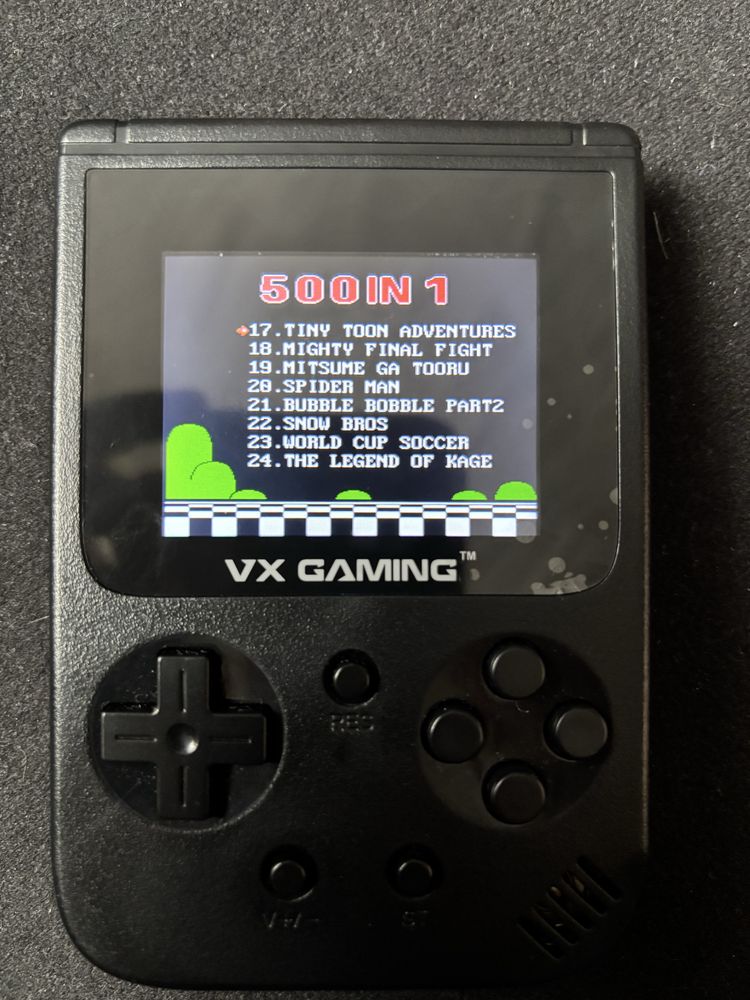 Konsola VX Gaming Retro - dużo gier.