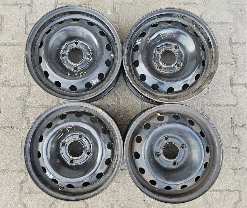 (S43) Felgi stalowe 5,5Jx14&#039;&#039; ET34 4x108 Peugeot 308 Partner II Citroen C3 C4 Berlingo II Xsara