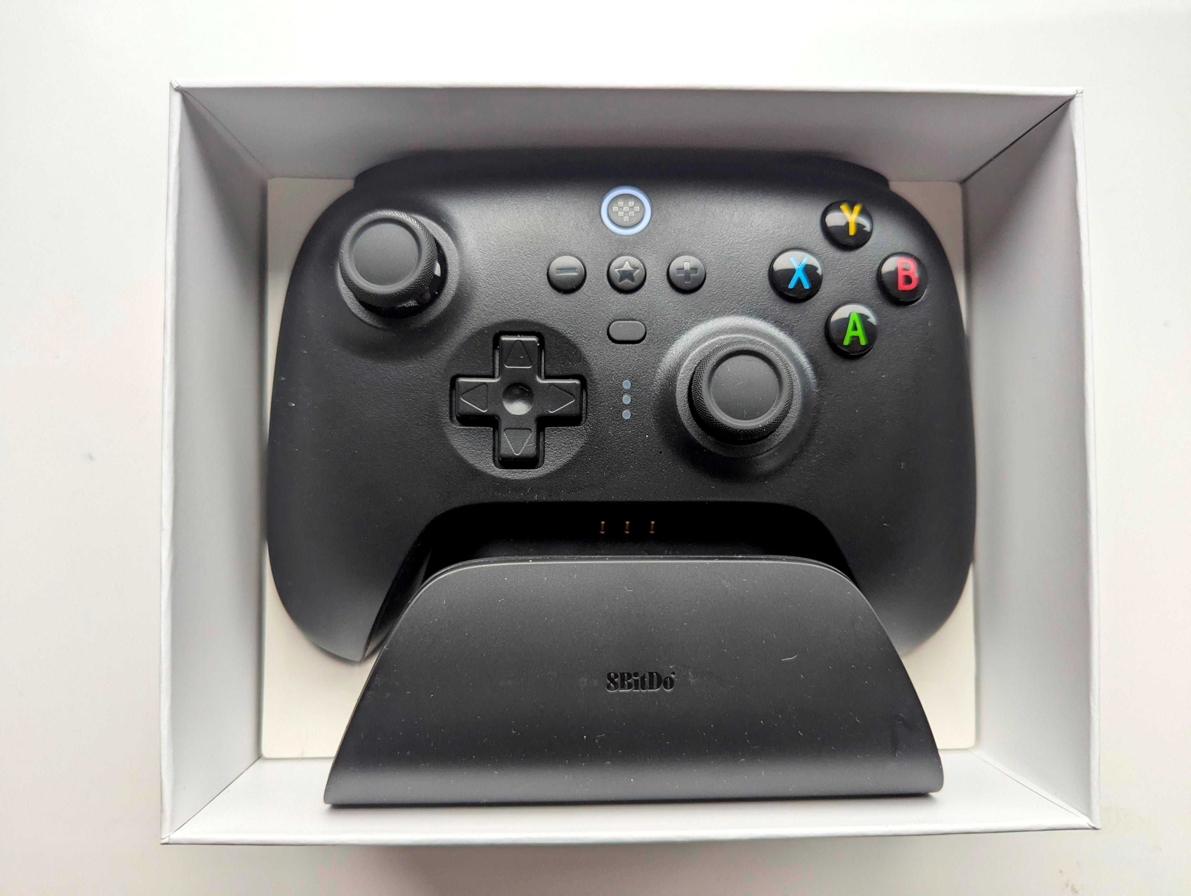 NOWY 8BitDo Ultimate 2.4G BT Black v2 Hall Effect Pad Android Apple PC