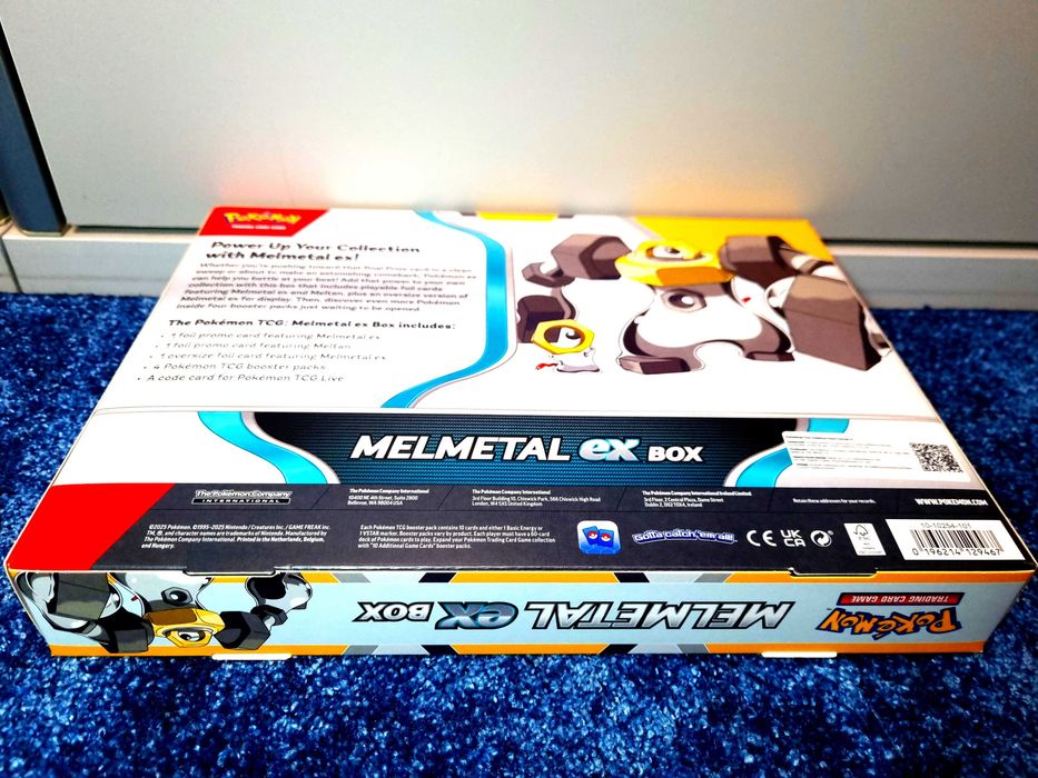 POKEMON TCG Melmetal Ex Box - Nowy Zestaw Kolekcjonerski 4x booster