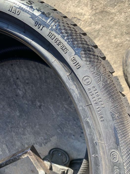 Шини 295/35 R21 пара Continental 2019p зима 7,5мм