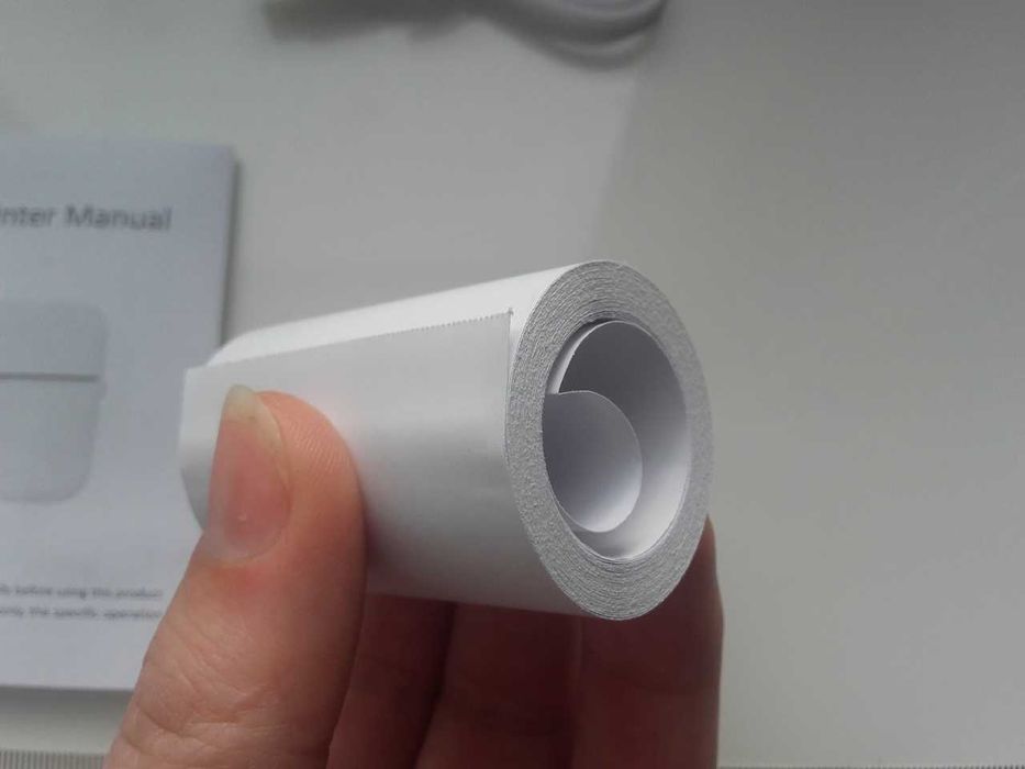 Mini drukarka przenośna termiczna papierowa bezatramentowa Bluetooth A