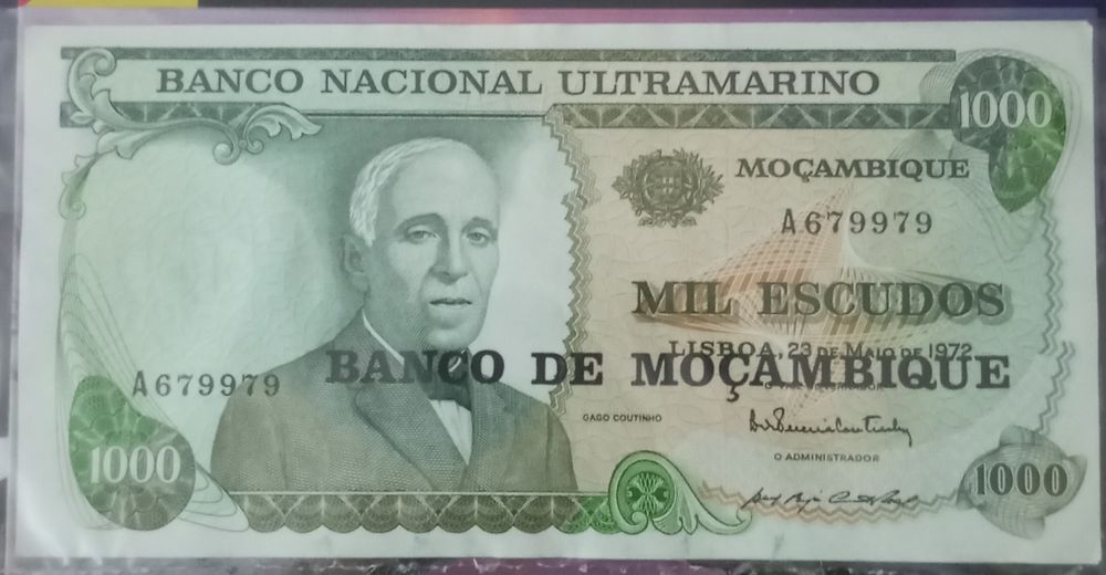 Notas de 1000$00 capicua