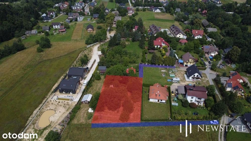 Działka budowlana Osieczany 14,02ar | Bezpośrednio