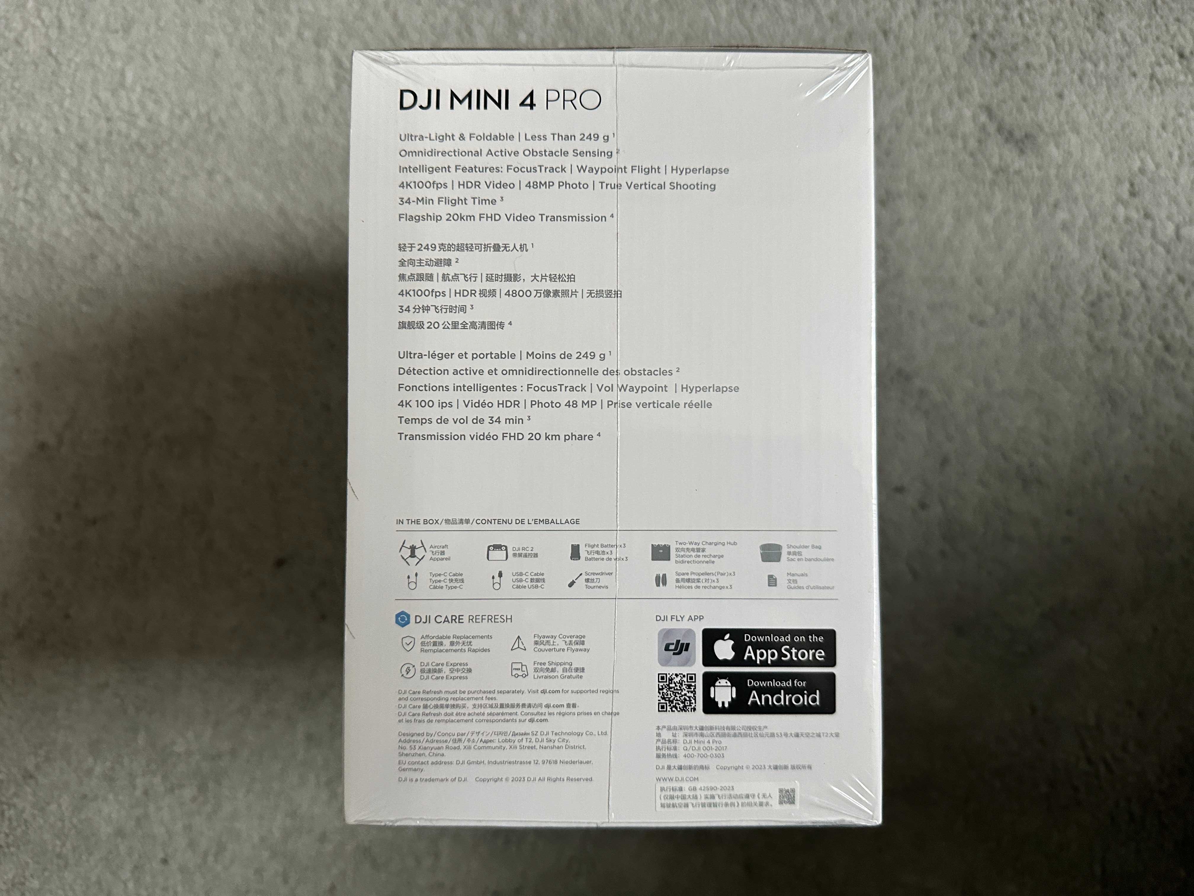 Dron DJI Mini 4 Pro Fly More Combo/Nowy!/Ubezpieczenie DJI Care 2 lata