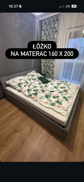Łóżko 160 cm materac cały komplet