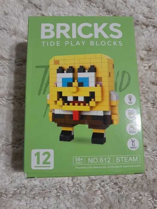 Klocki 3D mini klocki dla dzieci Spongebob figurka nowe