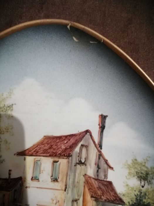 Conjunto de 2 pratos Italianos 
Conjunto de 2 pratos antigos italianos