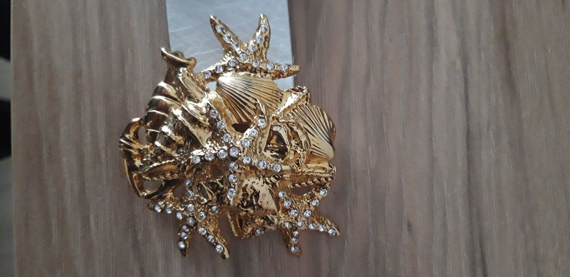 Oryginalny Pasek Roberto Cavalli biały z muszlami
