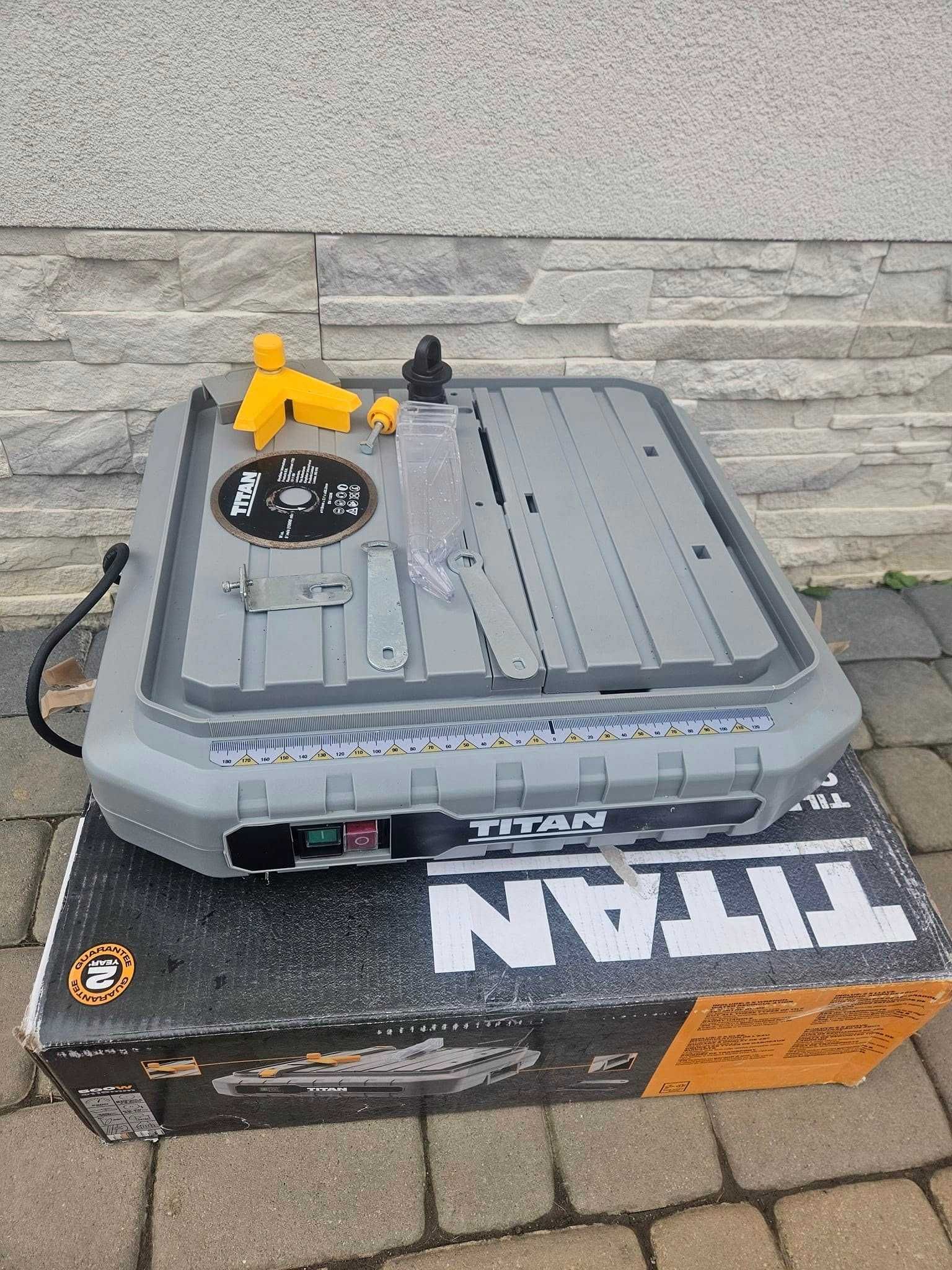 Titan TTB336TCB 500W Przecinarka do płytek na mokro 230V