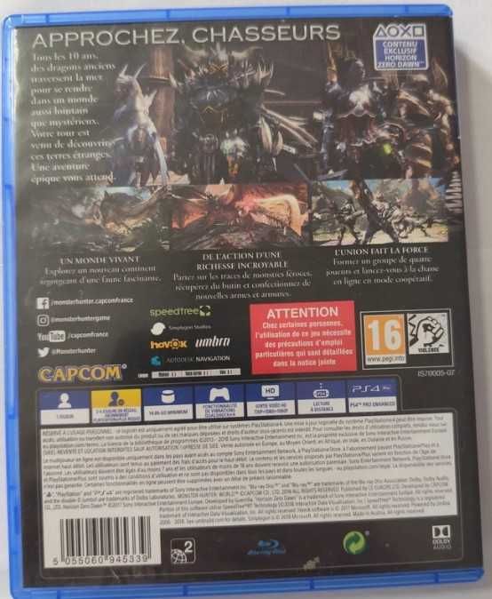 Jogo PS4 Monster Hunter World