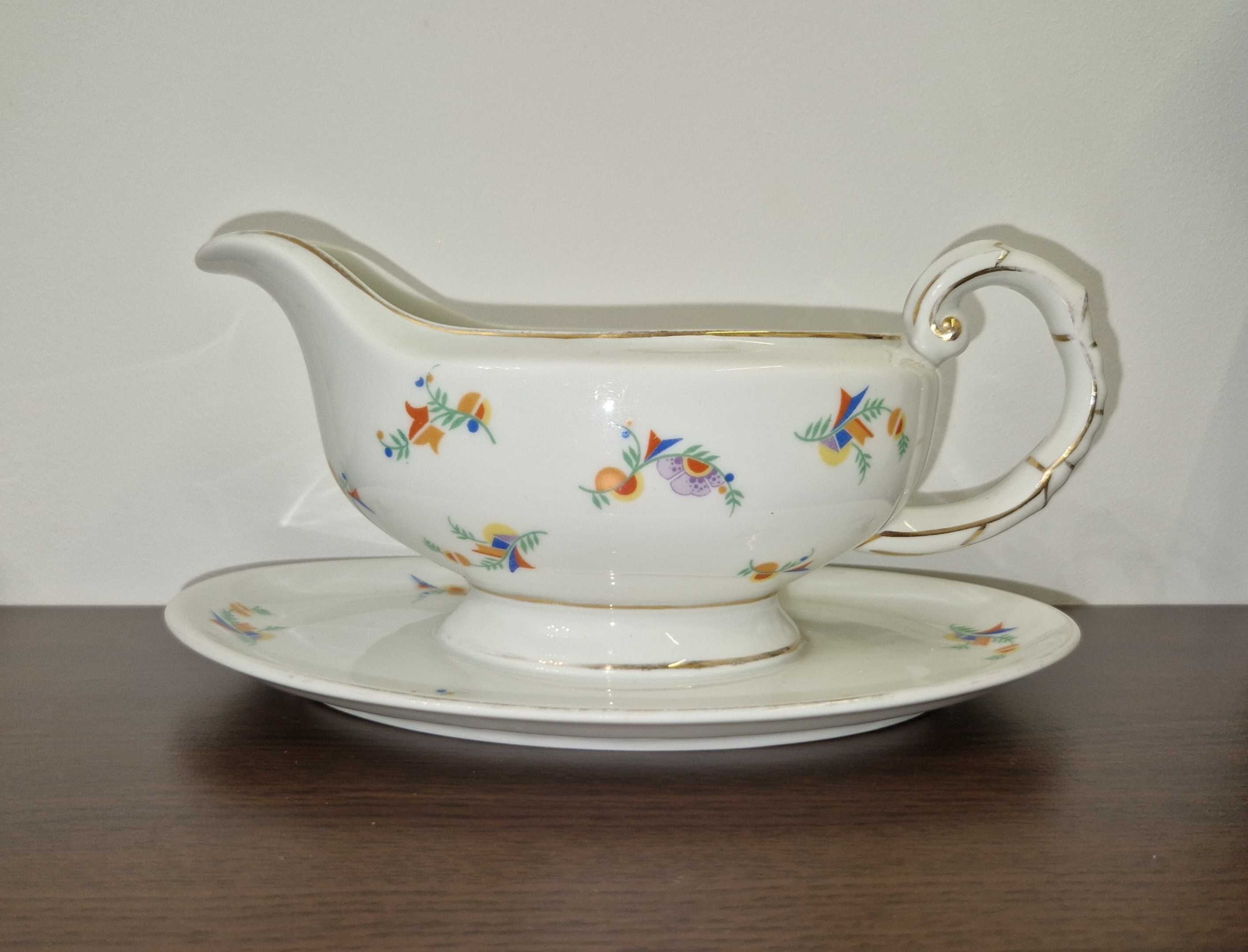 Thomas porcelana sosjerka Art Deco kwiaty Bavaria Rosenthal