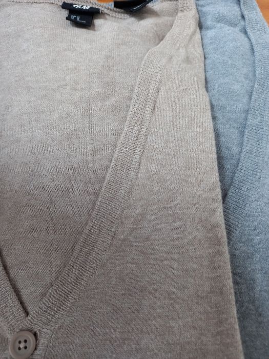 2 casacos de malha 5 botões H&M