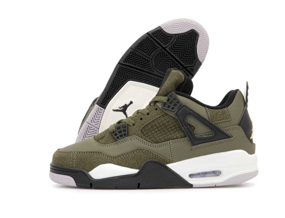 Мужские кроссовки Nike Air Jordan 4 "Olive" Размеры 41-45