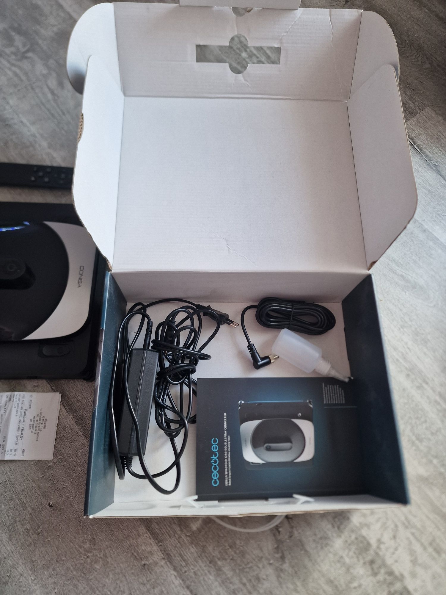 Conga windroid 1290 doublespray Connected cecotec robot do mycia okien