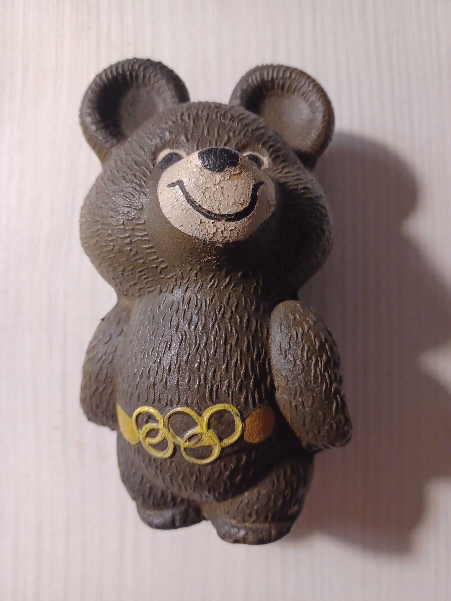 Maskotka figurka Miś Misza kolekcjonerska PRL