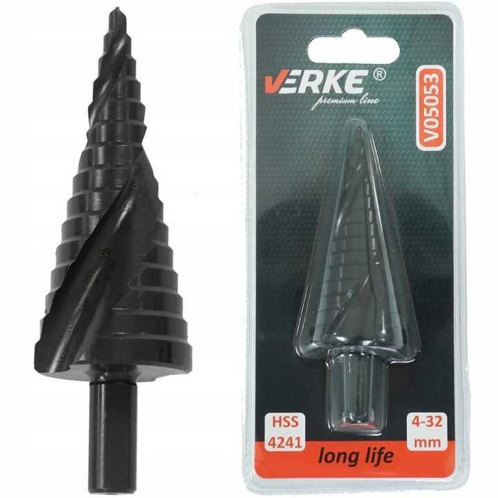 Wiertło Stopniowe Stożkowe 4-32mm Wiertarka