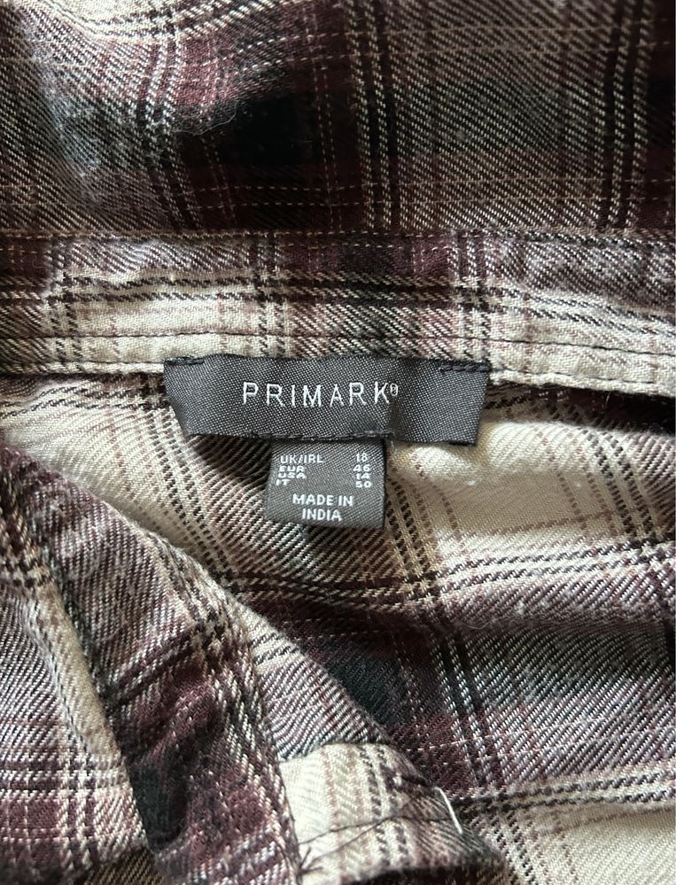Сорочка рубашка в клітинку оверсайз oversized y2k